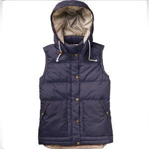 BURTON || WB-Wander Black Hooded Vest. Sz. XS